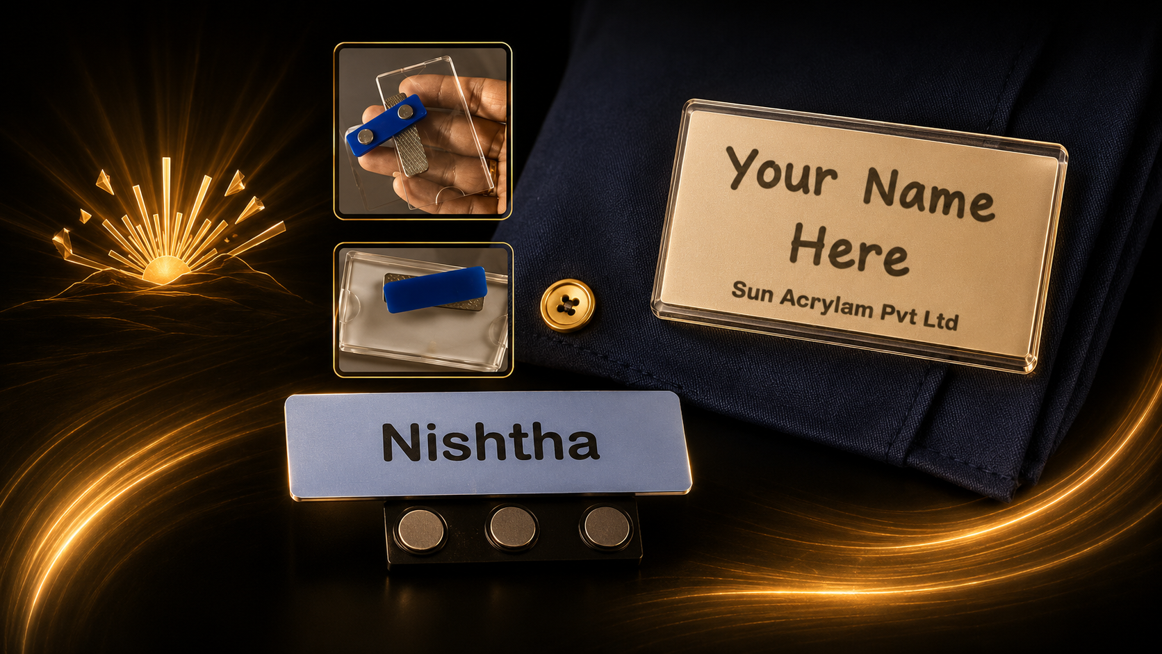 Pocket Name Plate